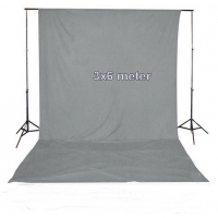 Bresser D-37 Support + 3x6m Doek Grijs